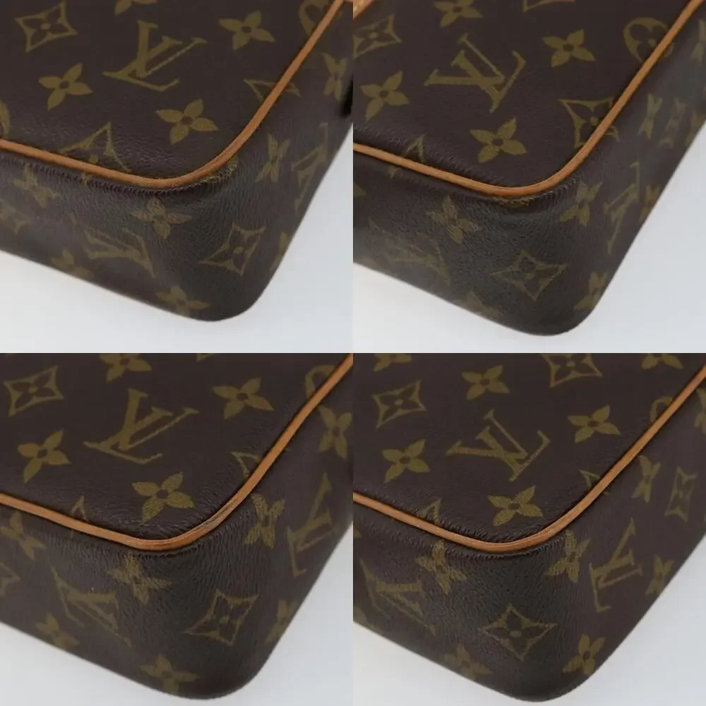 Louis Vuitton Monogram Compiegne 23 Clutch Bag Brown